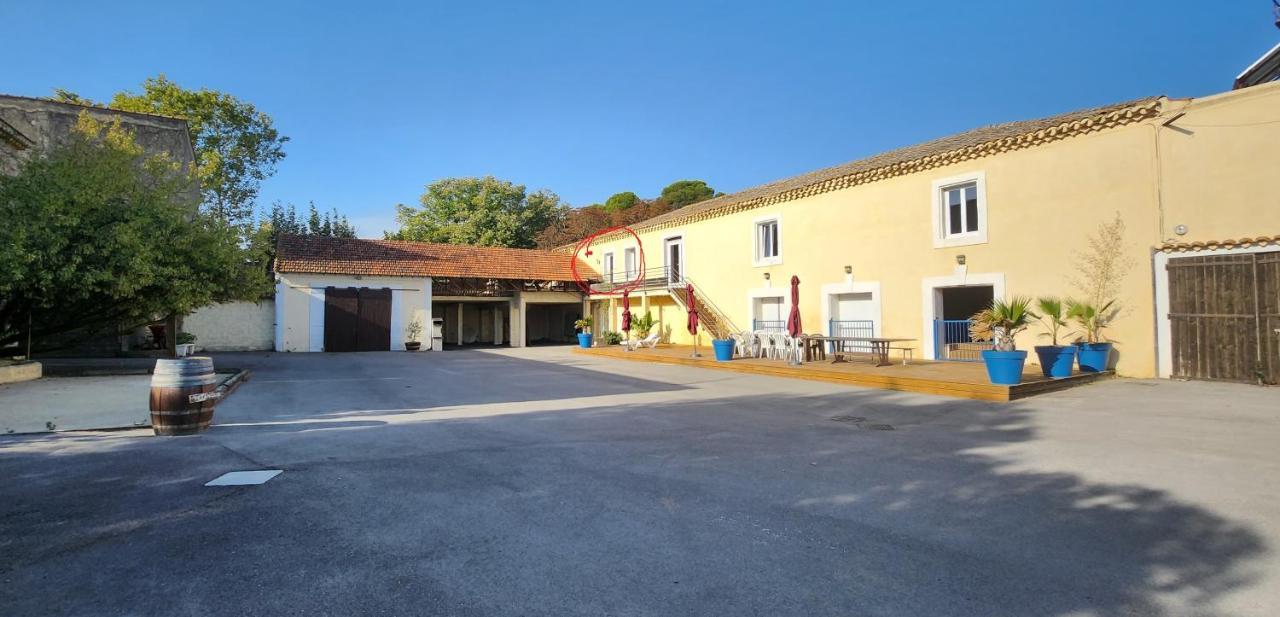 Maison 3 Chambres Avec Piscine Couverte Lespignan Buitenkant foto